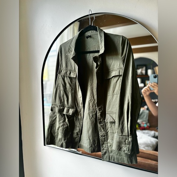 VERO MODA | lightweight cotton jacket with pockets | size small - Picture 6 of 6